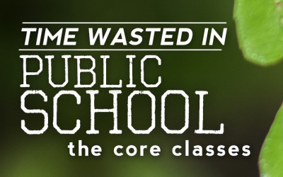 Time Wasted In School: The Core Classes