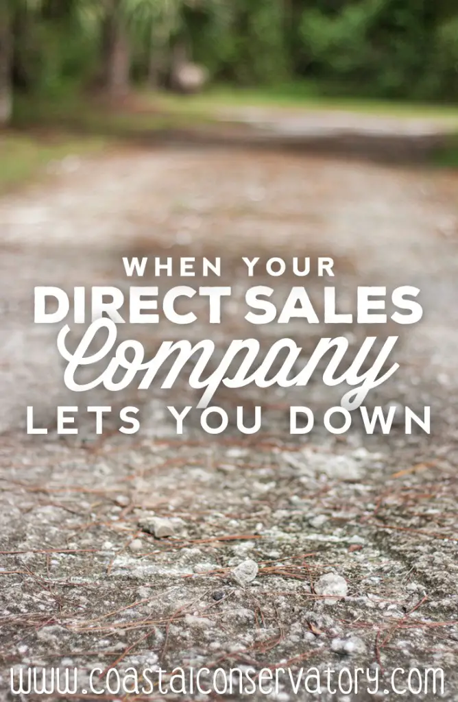 direct sale company lets you down