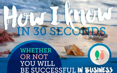 How I Know In 30 Seconds Whether or Not You Will Be Successful In Business