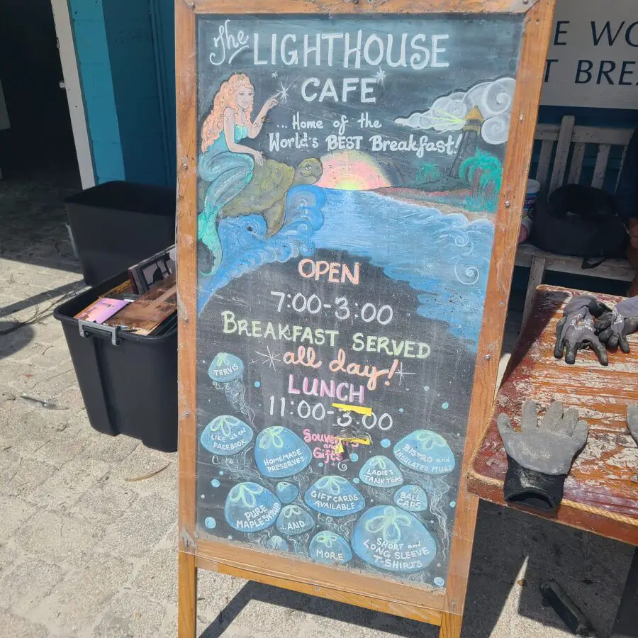 lighthouse cafe hurricane Ian 