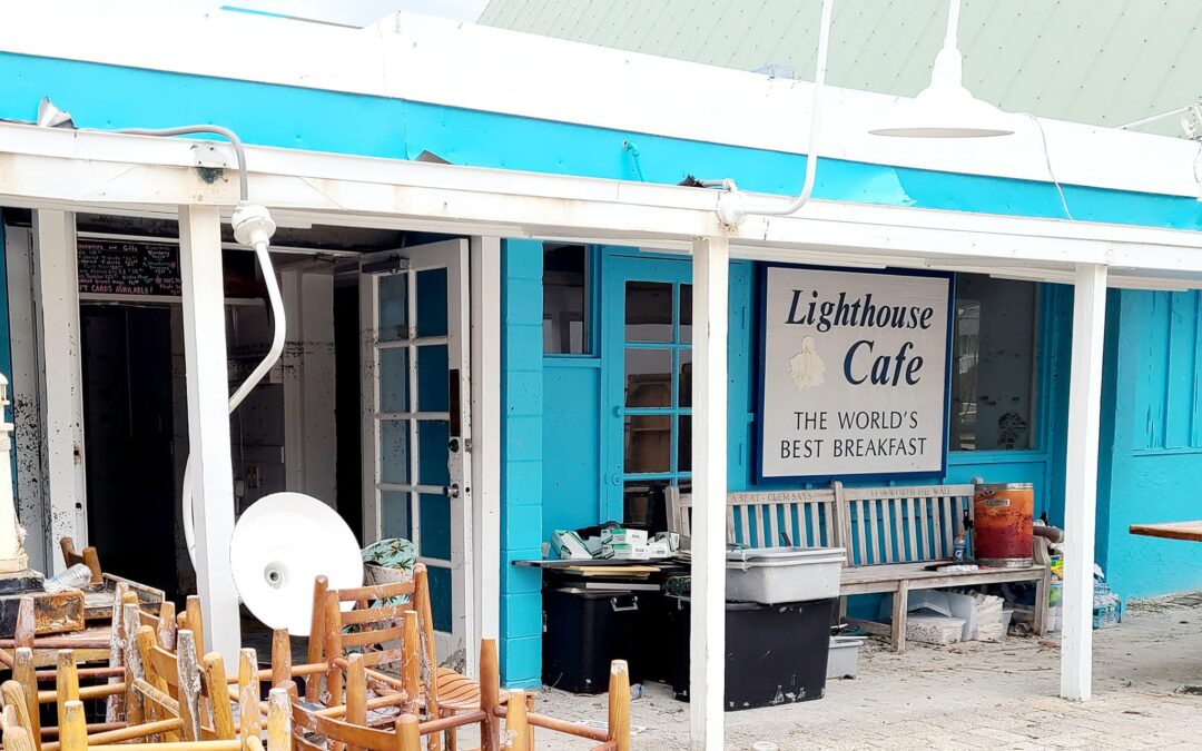 How is the Lighthouse Cafe after Hurricane Ian?