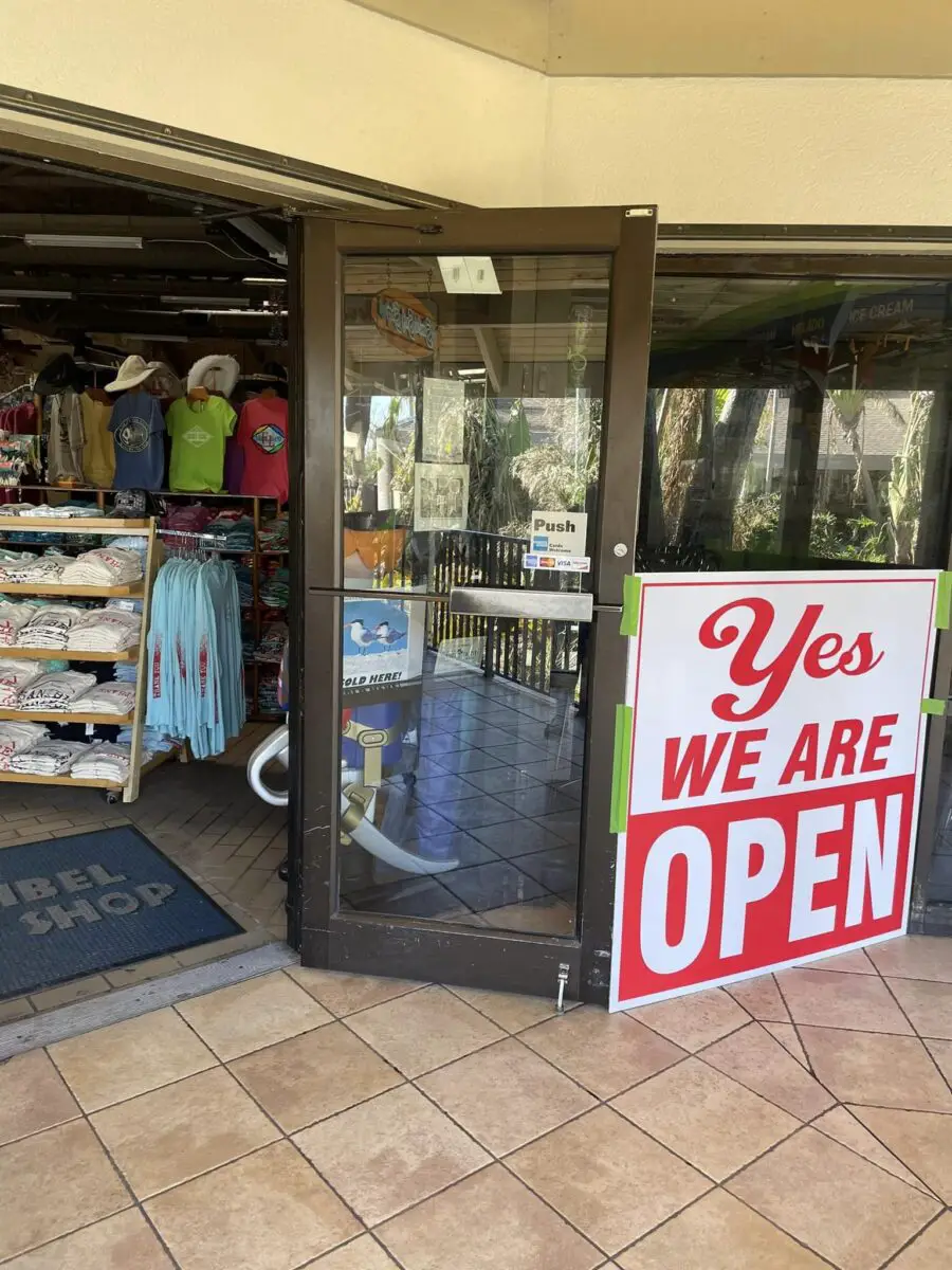 Sanibel surf shop open after hurricane Ian Jerry's shops
