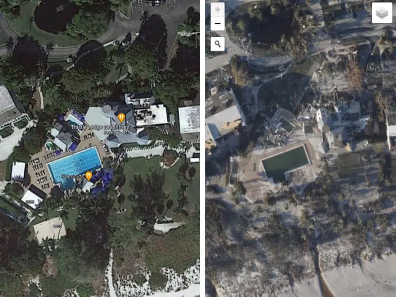 casa ybel before and after hurricane Ian