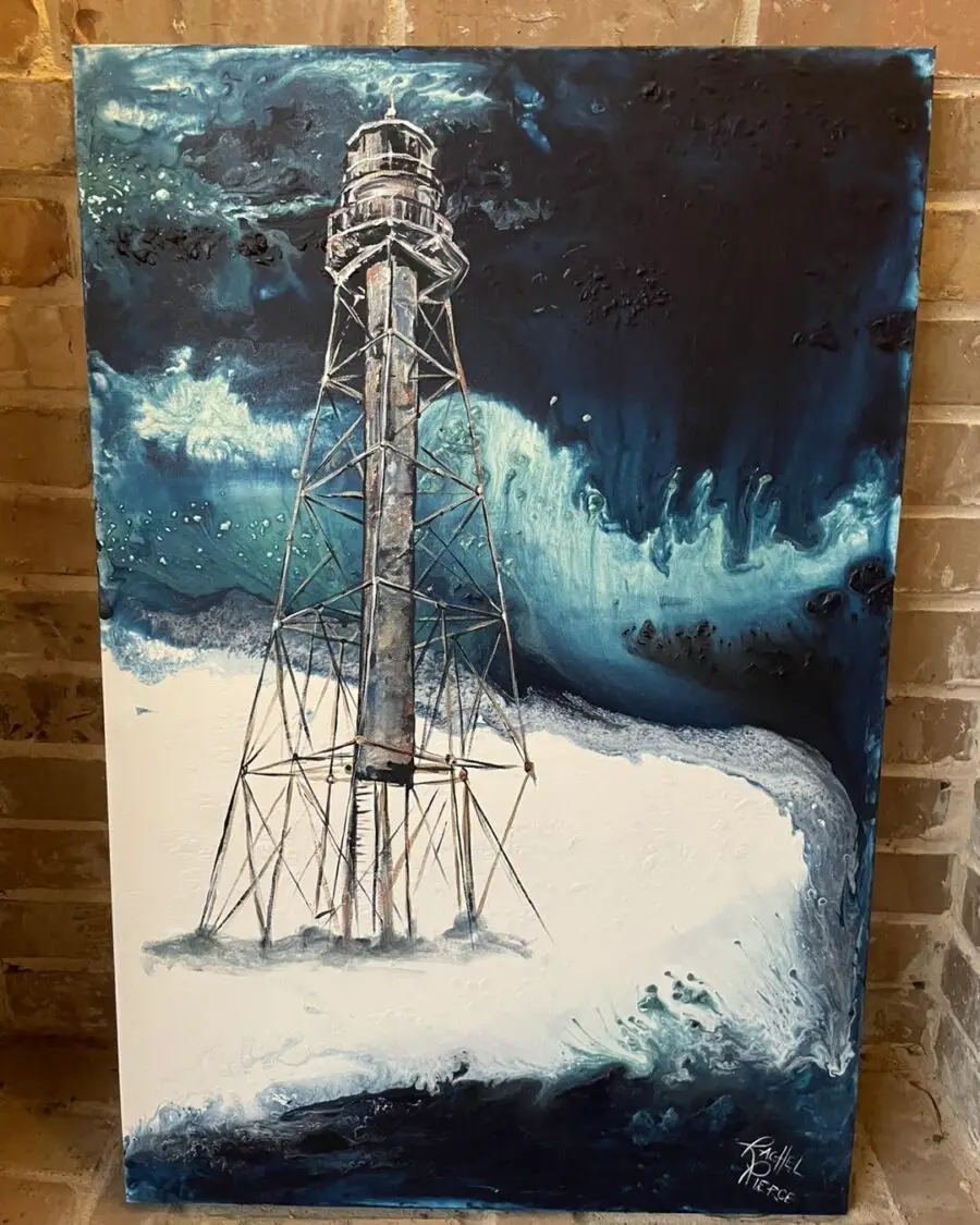 sanibel lighthouse painting Rachel pierce