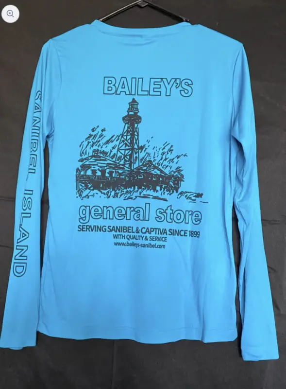 Bailey's General Store lighthouse long sleeve t shirt