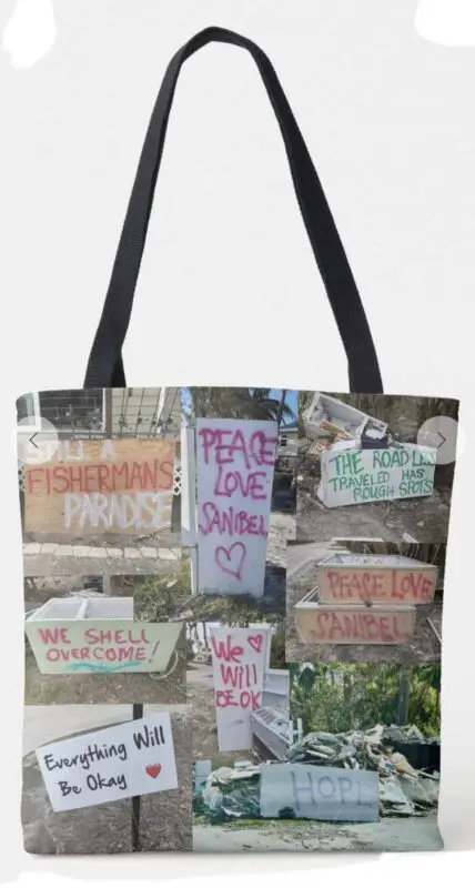 tote bag signs of sanibel